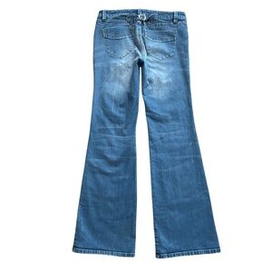 Route 66 Jeans Womens Size 4 Blue Y2K Flare Festival‎ Retro Denim